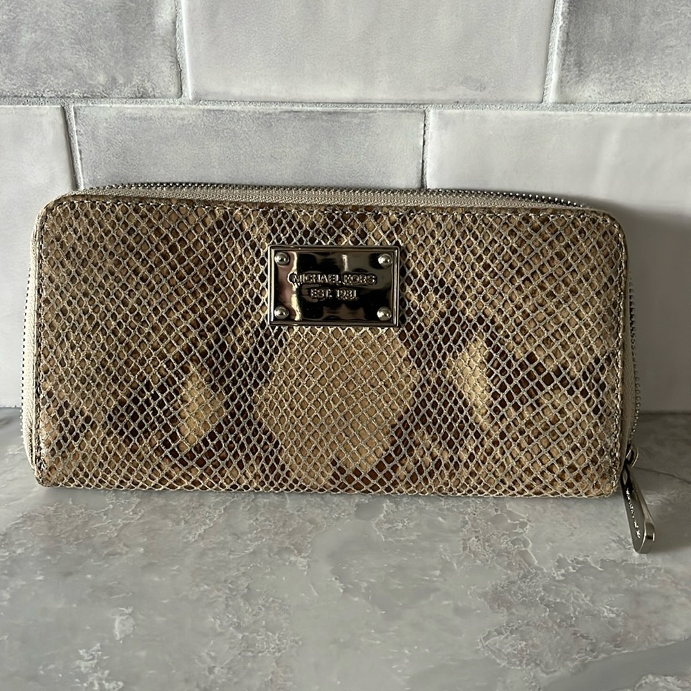 Reptile Print Michael Kors Wallet